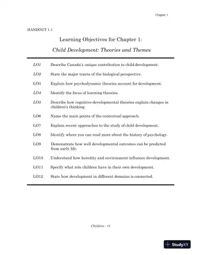 Class Notes for Children: A Chronological Approach, Fifth Canadian Edition - Page 17 preview image