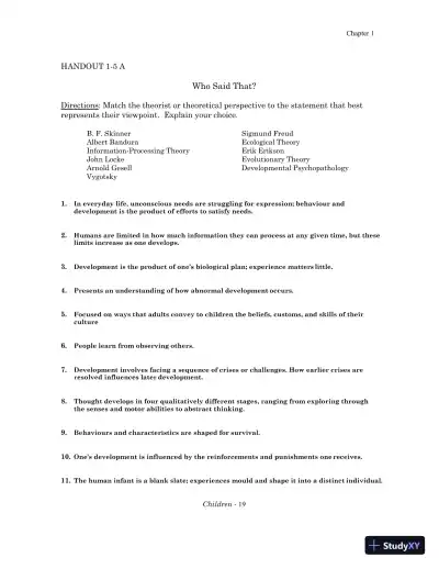 Class Notes for Children: A Chronological Approach, Fifth Canadian Edition - Page 21 preview image