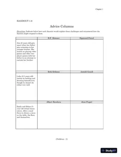 Class Notes for Children: A Chronological Approach, Fifth Canadian Edition - Page 23 preview image