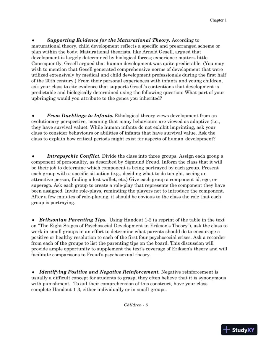Class Notes for Children: A Chronological Approach, Fifth Canadian Edition, page 8