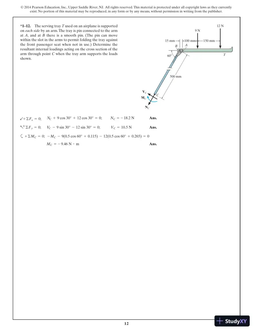 Solution Manual for Mechanics of Materials SI, 9th Edition, page 13