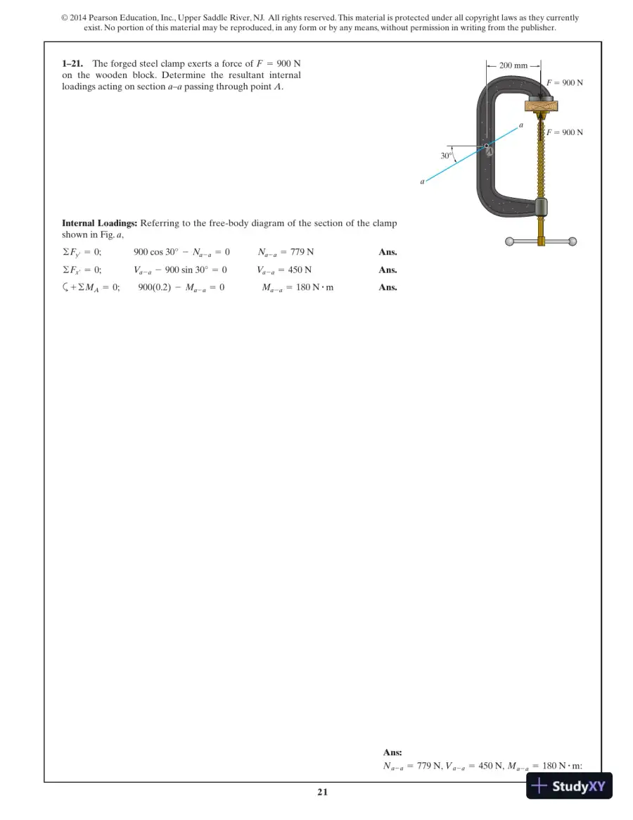 Solution Manual for Mechanics of Materials SI, 9th Edition, page 22