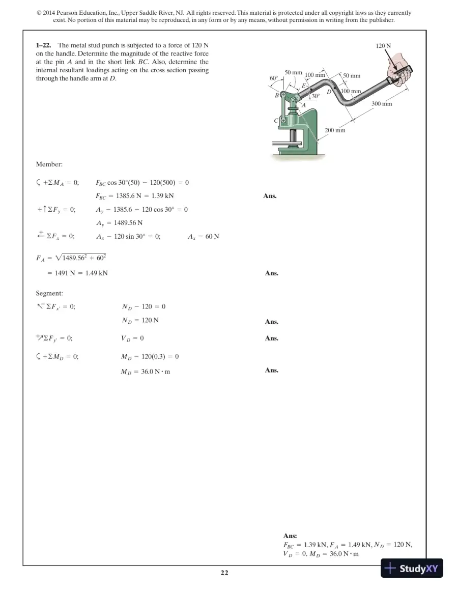Solution Manual for Mechanics of Materials SI, 9th Edition, page 23