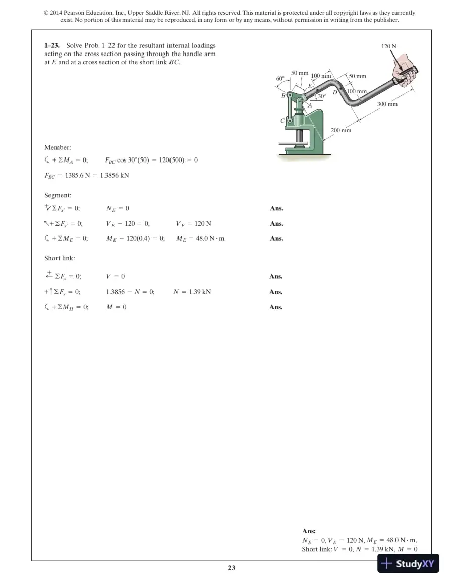 Solution Manual for Mechanics of Materials SI, 9th Edition, page 24
