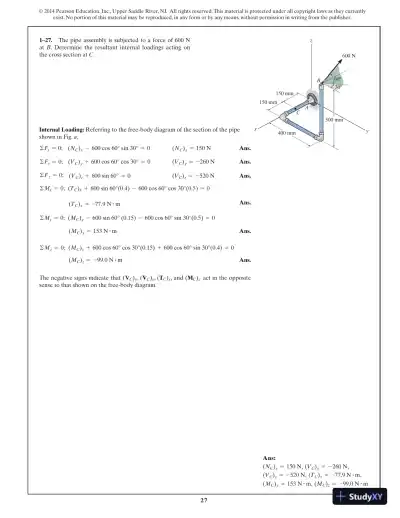 Solution Manual for Mechanics of Materials SI, 9th Edition - Page 28 preview image