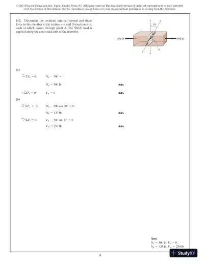Solution Manual for Mechanics of Materials SI, 9th Edition - Page 3 preview image
