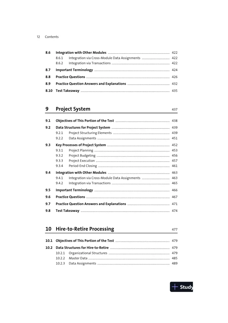 SAP S/4HANA Business Process Integration Certification Guide: Application Associate Exam (2021), page 13
