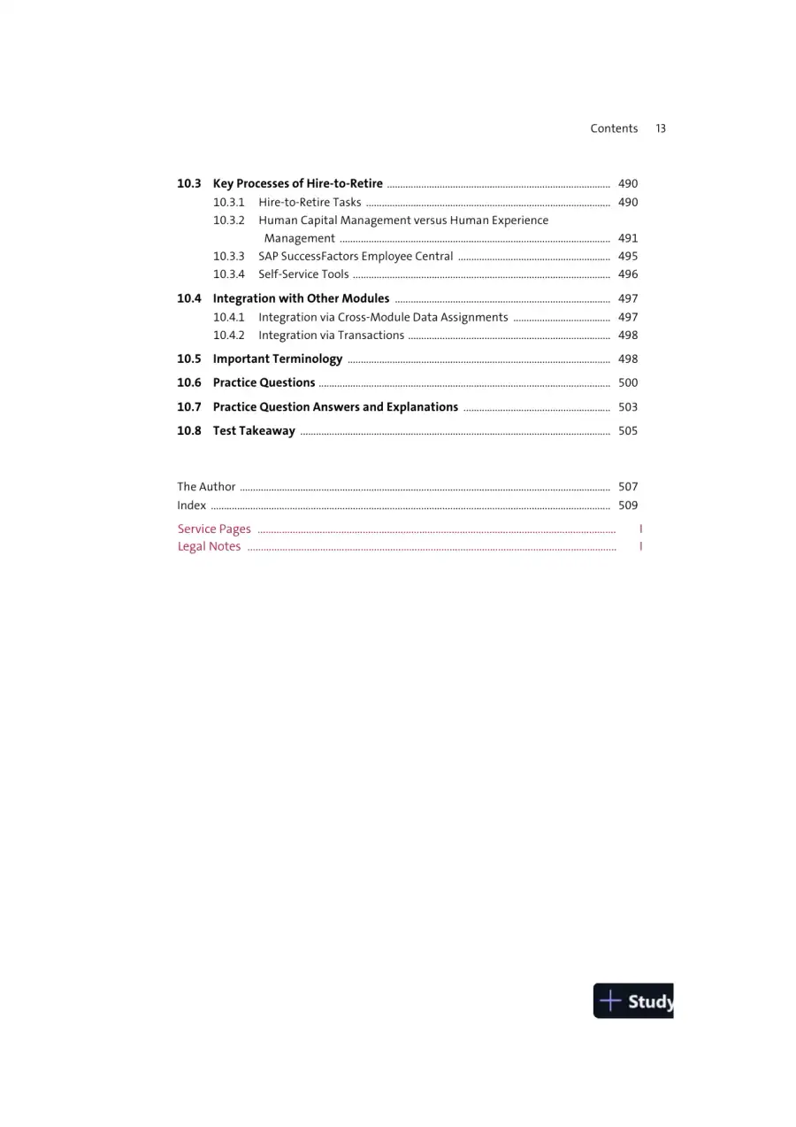 SAP S/4HANA Business Process Integration Certification Guide: Application Associate Exam (2021), page 14