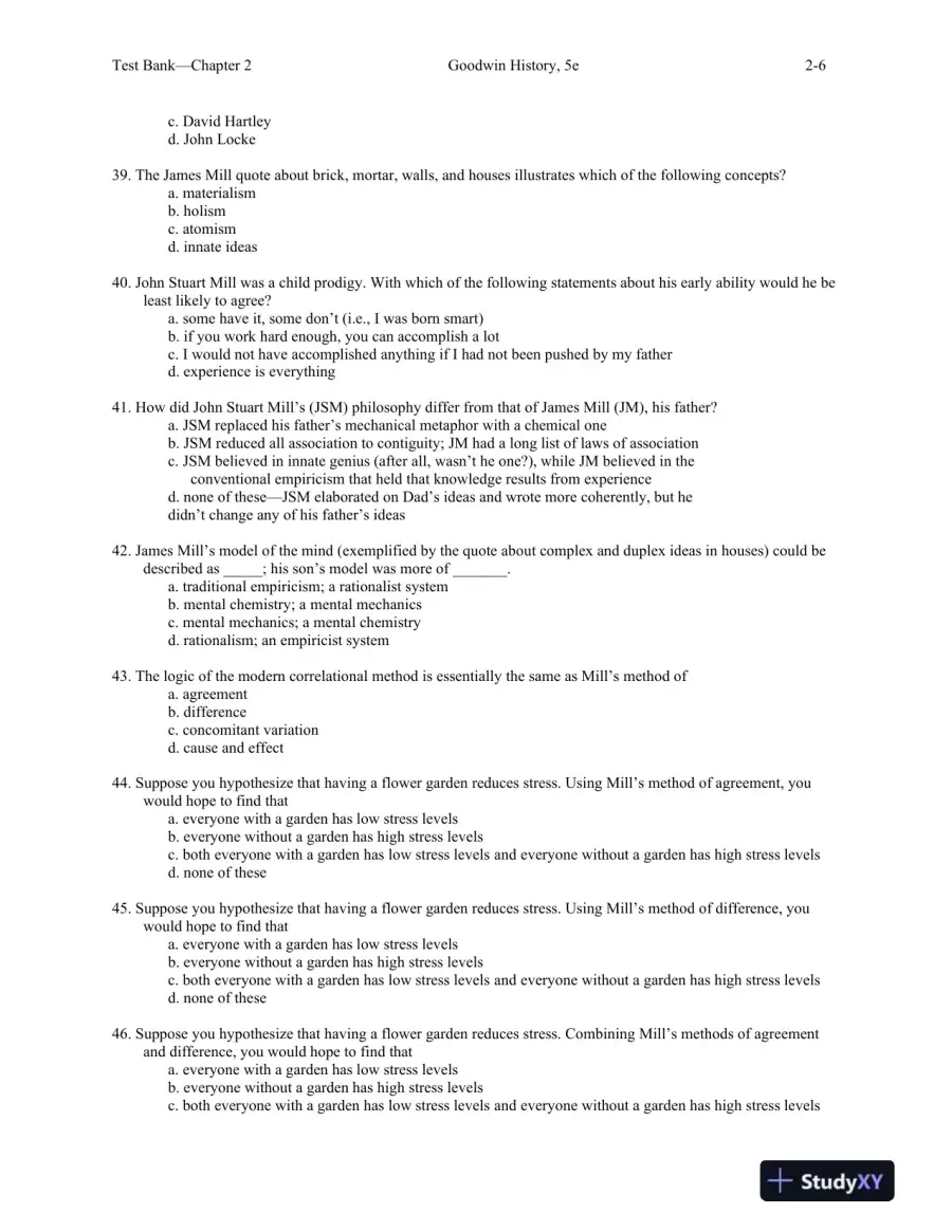 A History of Modern Psychology 5th Edition Test Bank, page 15