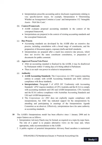 Issues in Financial Accounting, 15th Edition Solution Manual - Page 10 preview image