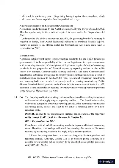 Issues in Financial Accounting, 15th Edition Solution Manual - Page 13 preview image
