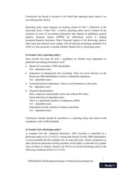 Issues in Financial Accounting, 15th Edition Solution Manual - Page 14 preview image