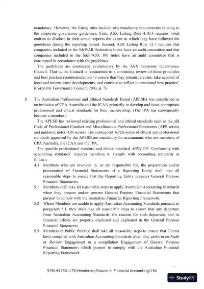 Issues in Financial Accounting, 15th Edition Solution Manual - Page 4 preview image