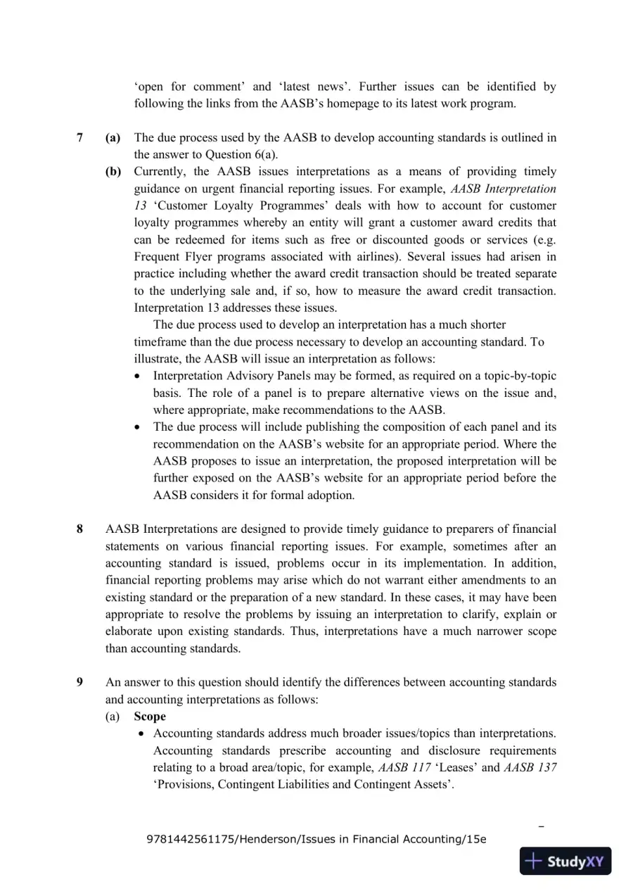 Issues in Financial Accounting, 15th Edition Solution Manual, page 9