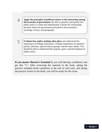 AP US Government and Politics: With 2 Practice Tests, 12th Edition (2020) - Page 13 preview image