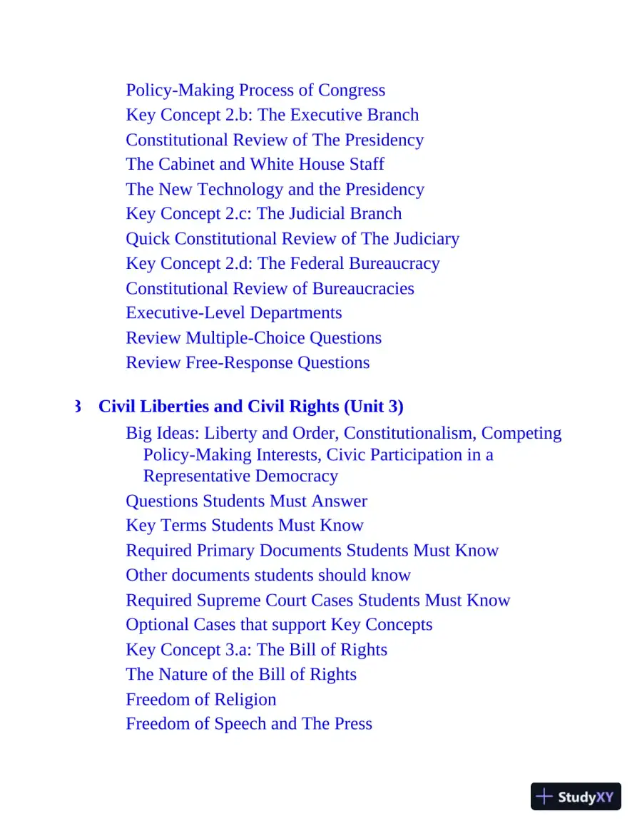 AP US Government and Politics: With 2 Practice Tests, 12th Edition (2020), page 8