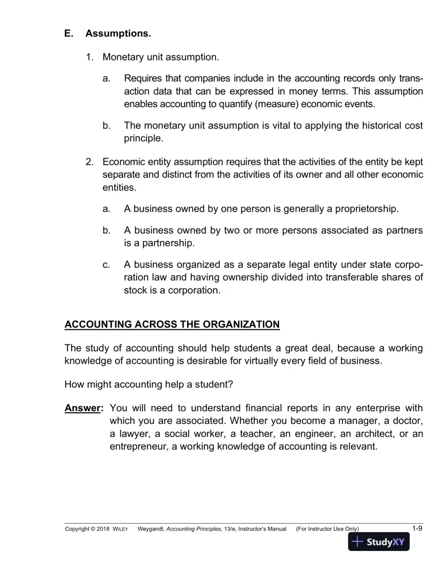 Lecture Notes For Accounting Principles, 13th Edition, page 10