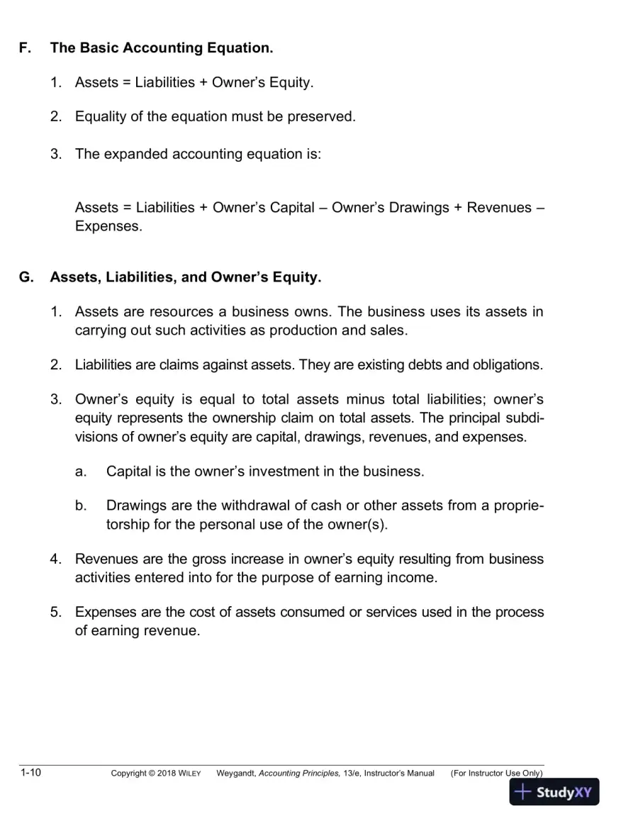 Lecture Notes For Accounting Principles, 13th Edition, page 11