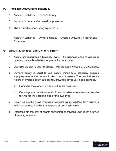 Lecture Notes For Accounting Principles, 13th Edition - Page 11 preview image