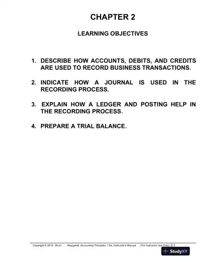 Lecture Notes For Accounting Principles, 13th Edition - Page 16 preview image
