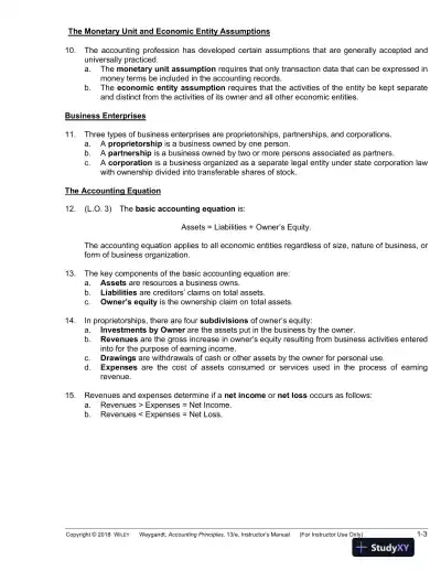 Lecture Notes For Accounting Principles, 13th Edition - Page 4 preview image