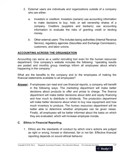Lecture Notes For Accounting Principles, 13th Edition - Page 8 preview image