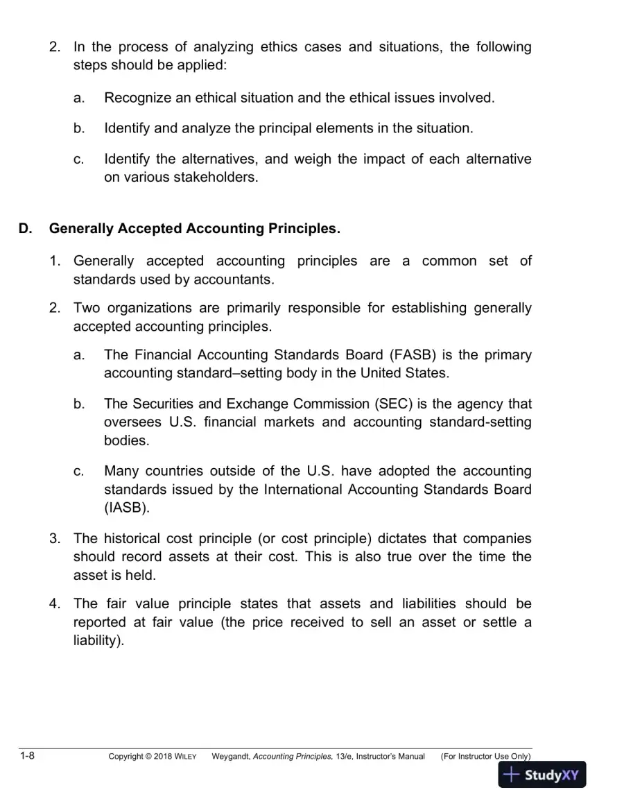 Lecture Notes For Accounting Principles, 13th Edition, page 9