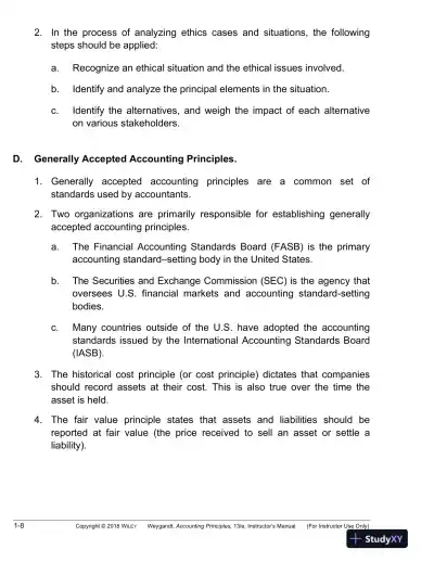 Lecture Notes For Accounting Principles, 13th Edition - Page 9 preview image
