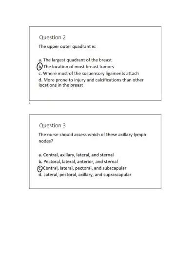 NSG 3160 NCLEX Review Chapter 18 - Page 2 preview image