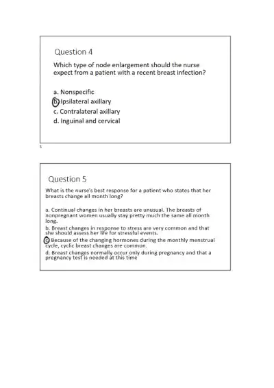 NSG 3160 NCLEX Review Chapter 18 - Page 3 preview image