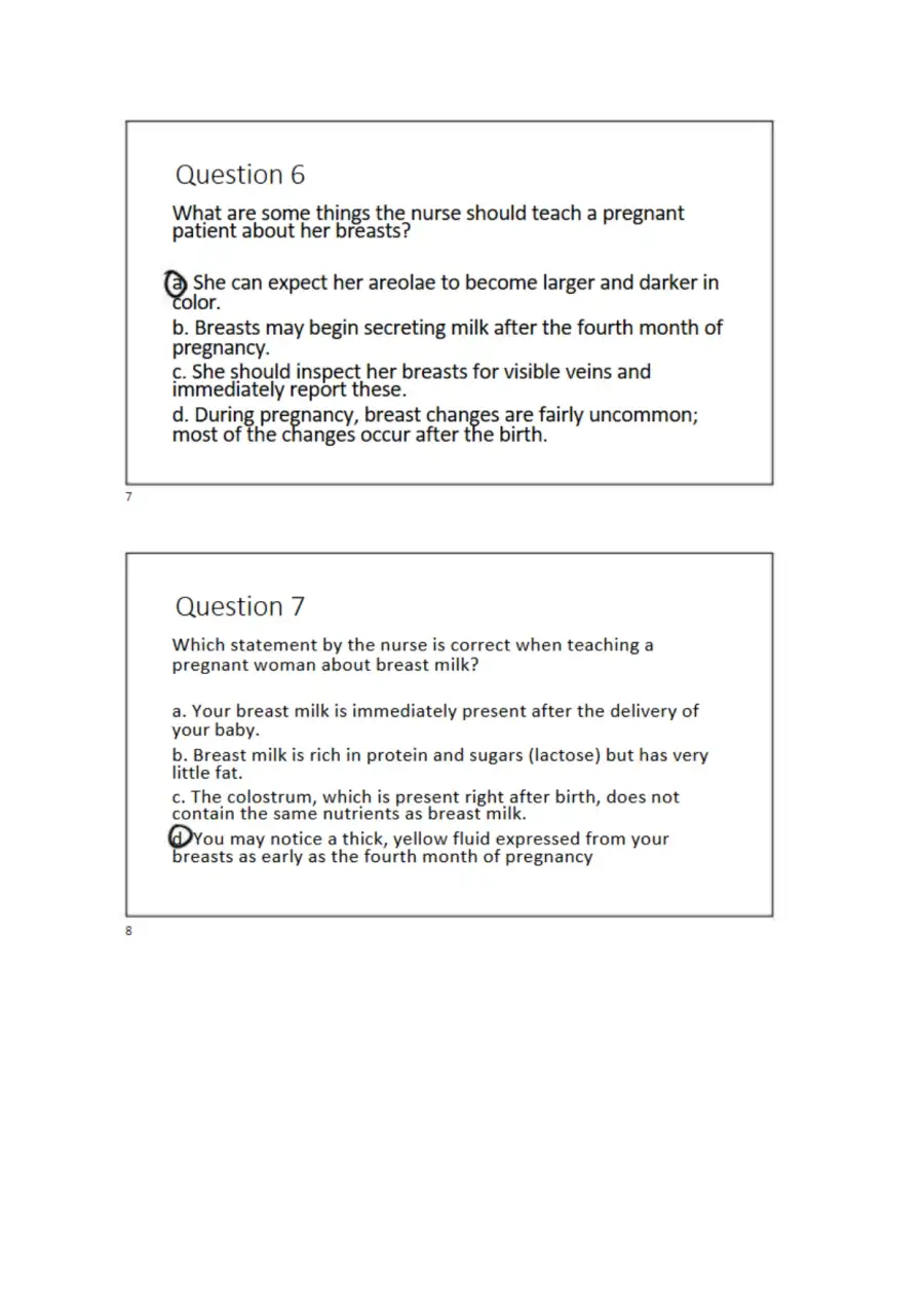 NSG 3160 NCLEX Review Chapter 18, page 4
