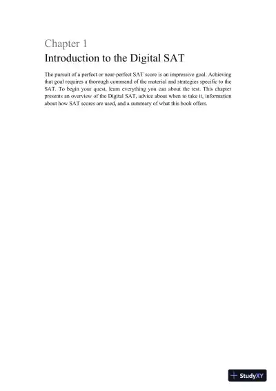Princeton Review Digital SAT Advanced (College Test Preparation), 2nd Edition (2024) - Page 11 preview image