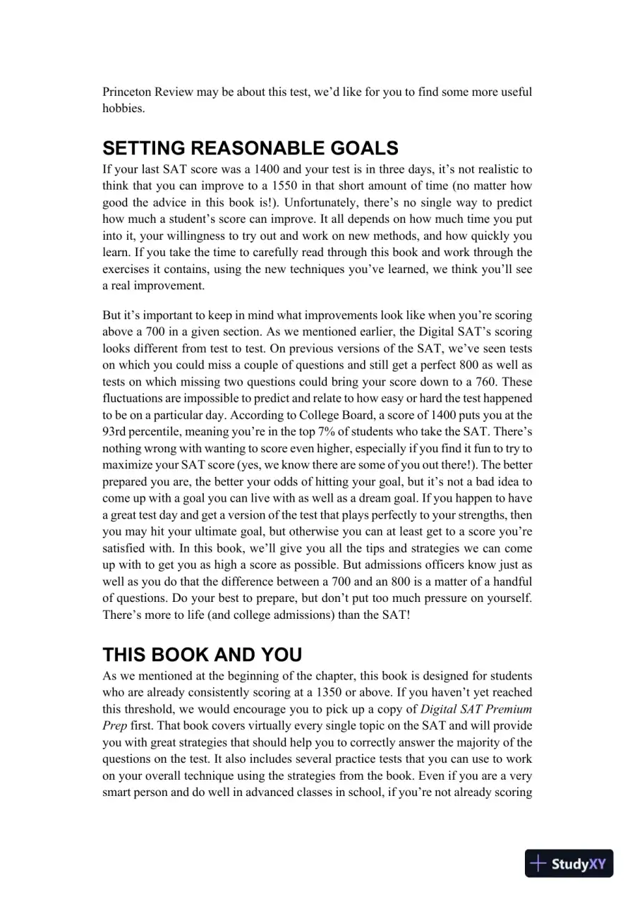 Princeton Review Digital SAT Advanced (College Test Preparation), 2nd Edition (2024), page 20