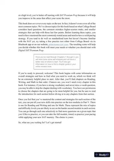 Princeton Review Digital SAT Advanced (College Test Preparation), 2nd Edition (2024) - Page 21 preview image