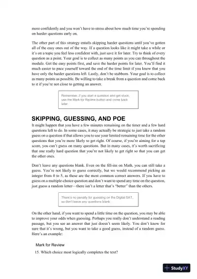 Princeton Review Digital SAT Advanced (College Test Preparation), 2nd Edition (2024) - Page 25 preview image