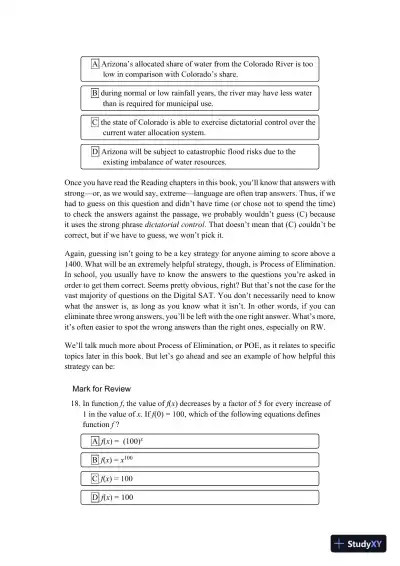 Princeton Review Digital SAT Advanced (College Test Preparation), 2nd Edition (2024) - Page 26 preview image