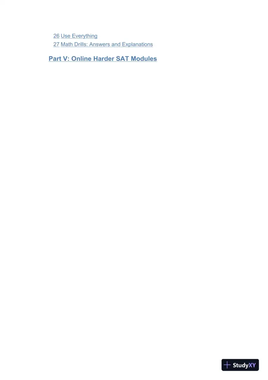Princeton Review Digital SAT Advanced (College Test Preparation), 2nd Edition (2024), page 8