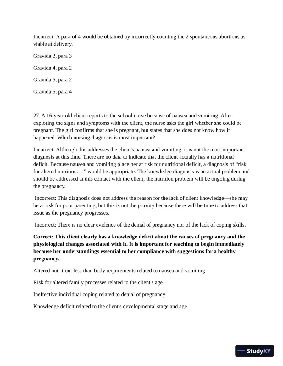 ATI Maternal Newborn Practice Exam with Answers (210 Solved Questions), page 16