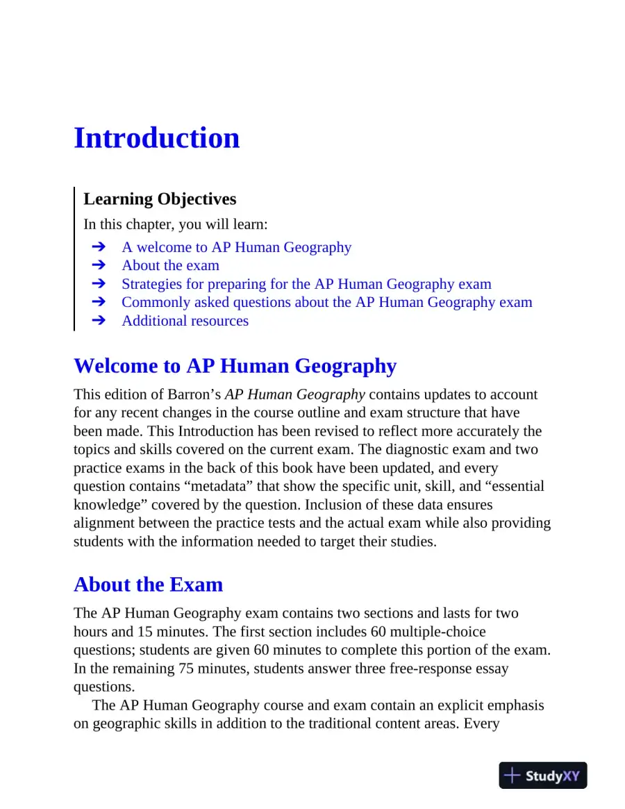 AP Human Geography Premium 2025: 6 Practice Tests + Comprehensive Review (2023), page 16