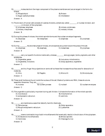 Test Bank For Human Anatomy and Physiology Laboratory Manual, Cat version, 13th Edition - Page 11 preview image