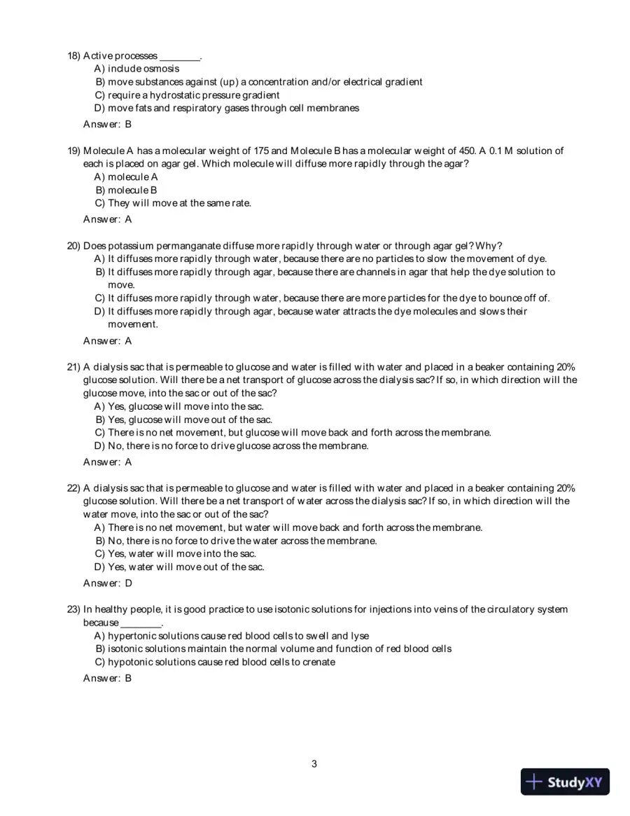Test Bank For Human Anatomy and Physiology Laboratory Manual, Cat version, 13th Edition, page 15
