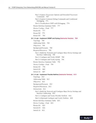 Lecture Notes for CCNP Enterprise: Core Networking (ENCOR) v8 Lab Manual, 2nd Edition - Page 15 preview image