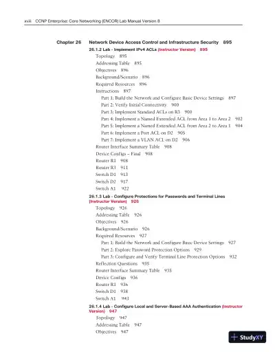Lecture Notes for CCNP Enterprise: Core Networking (ENCOR) v8 Lab Manual, 2nd Edition - Page 17 preview image