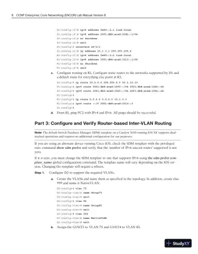 Lecture Notes for CCNP Enterprise: Core Networking (ENCOR) v8 Lab Manual, 2nd Edition - Page 27 preview image