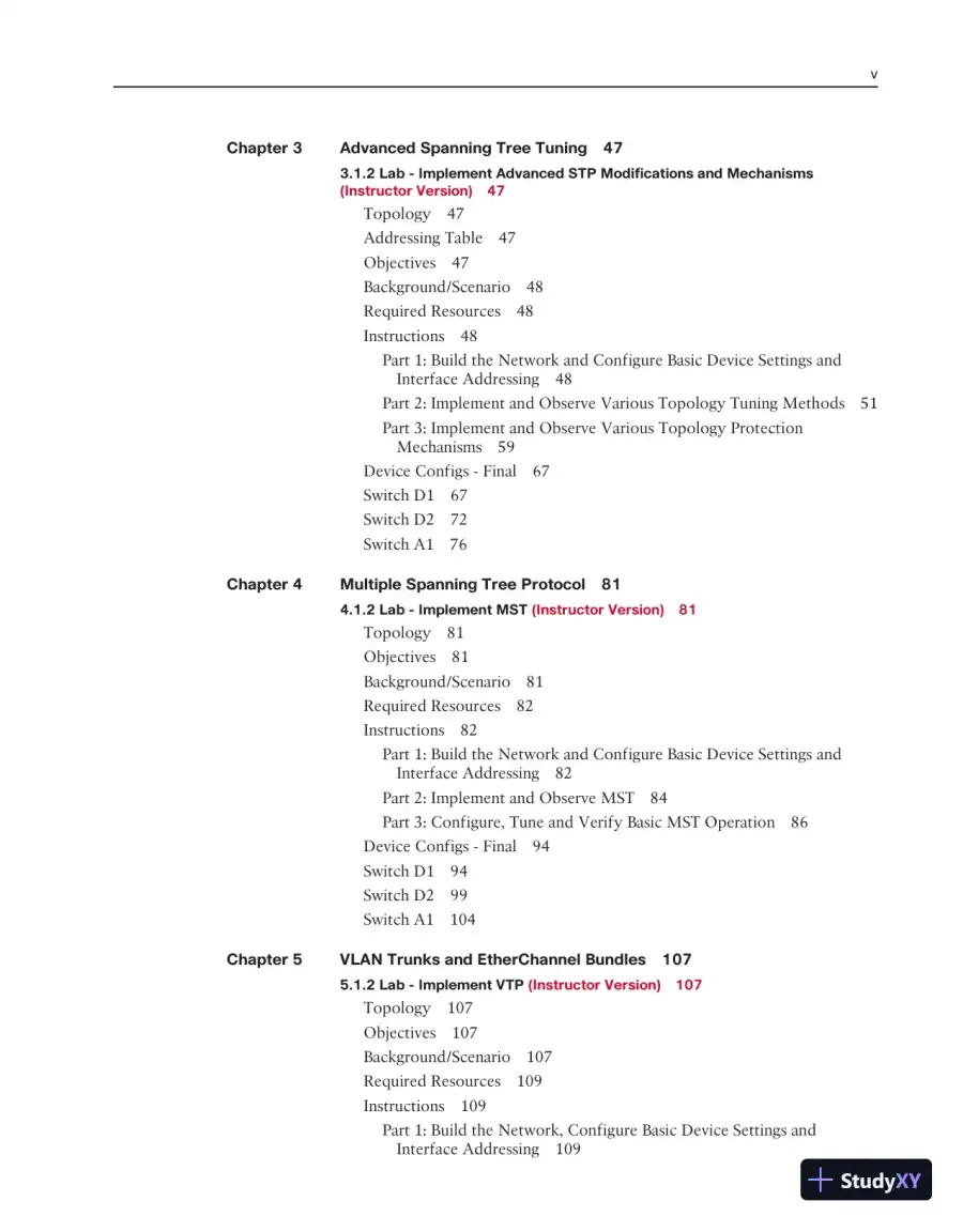 Lecture Notes for CCNP Enterprise: Core Networking (ENCOR) v8 Lab Manual, 2nd Edition, page 4