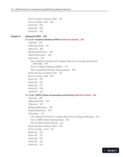 Lecture Notes for CCNP Enterprise: Core Networking (ENCOR) v8 Lab Manual, 2nd Edition - Page 7 preview image