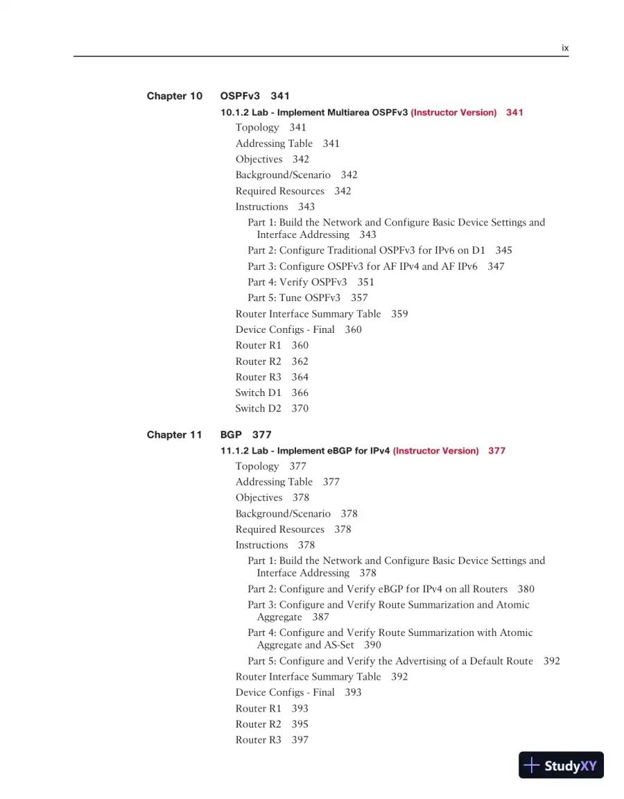 Lecture Notes for CCNP Enterprise: Core Networking (ENCOR) v8 Lab Manual, 2nd Edition, page 8