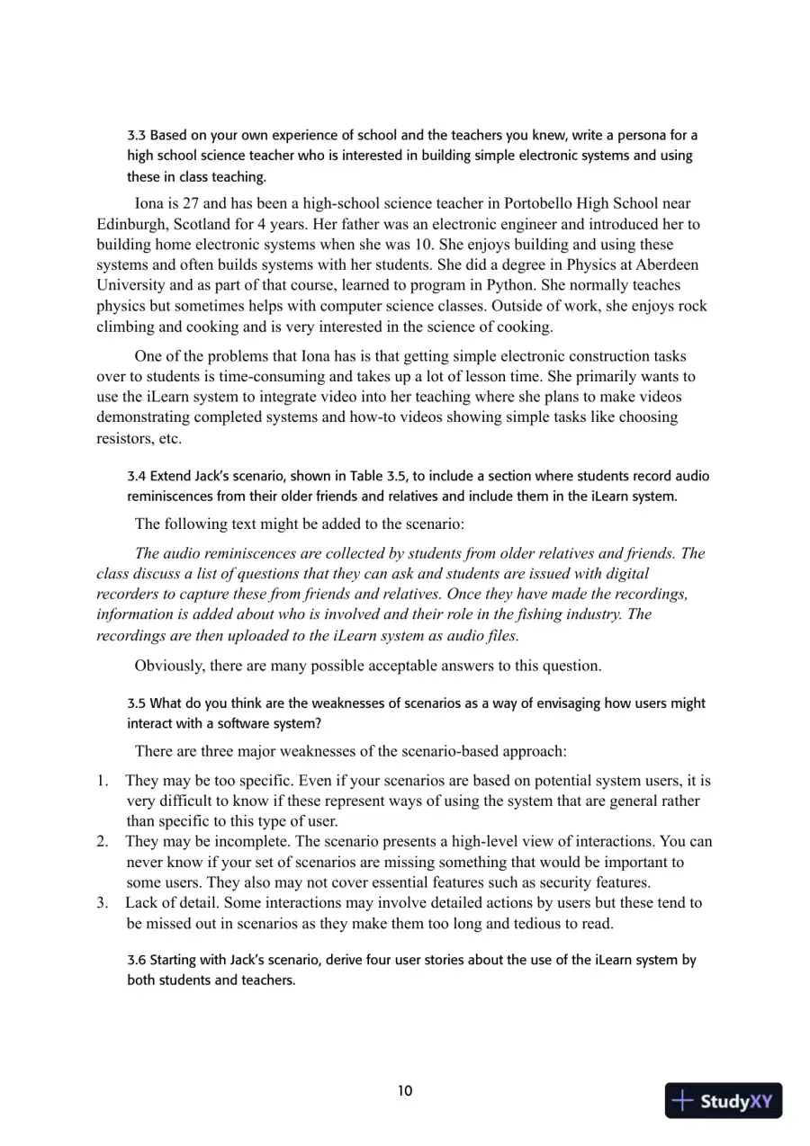 Solution Manual for Engineering Software Products: An Introduction to Modern Software Engineering, 1st Edition, page 10