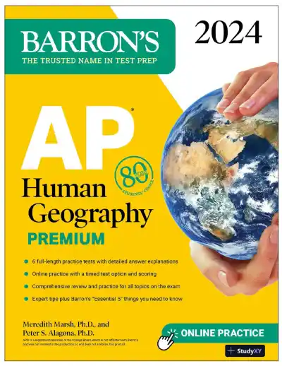 AP Human Geography Premium, 2024: 6 Practice Tests (2024) - Page 1 preview image