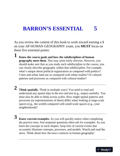AP Human Geography Premium, 2024: 6 Practice Tests (2024) - Page 15 preview image